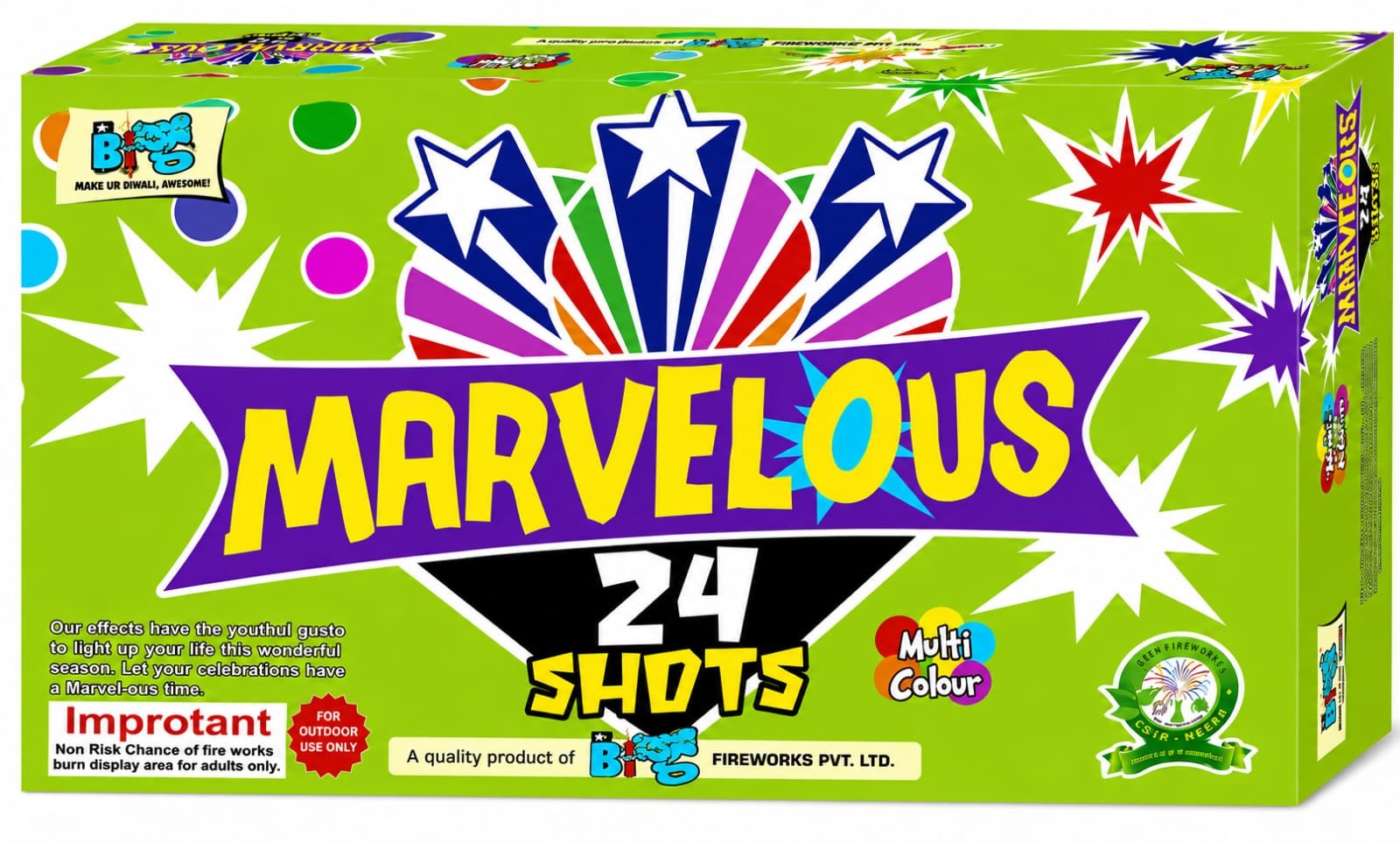 MARVELOUS (3 1/2" X 24 SHOTS)
