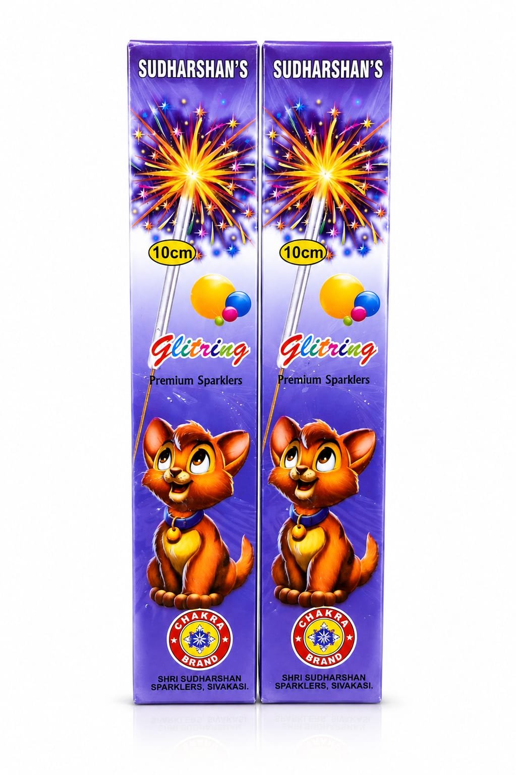 10 C.M. COLOUR SPARKLERS