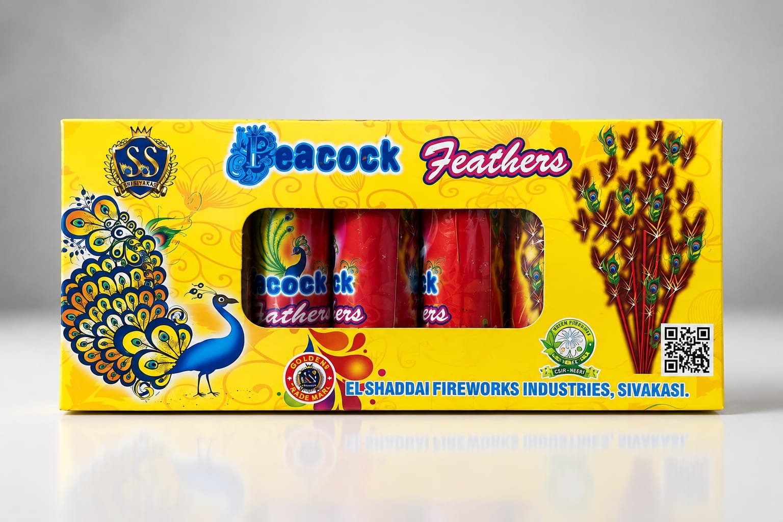 PEACOCK FEATHER (5 Pcs)