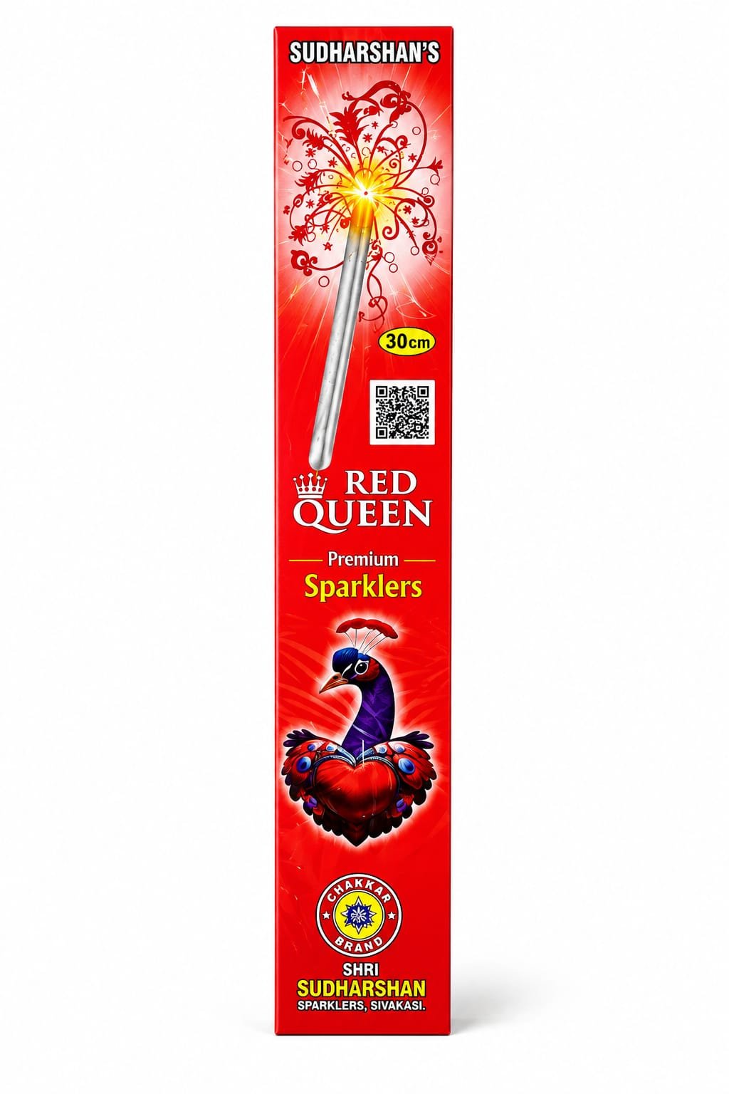 30 CM. RED SPARKLERS