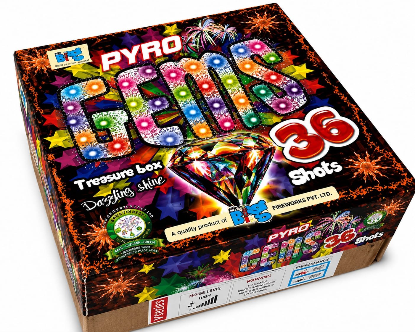 PYRO GEMS (2" X 36 SHOTS)