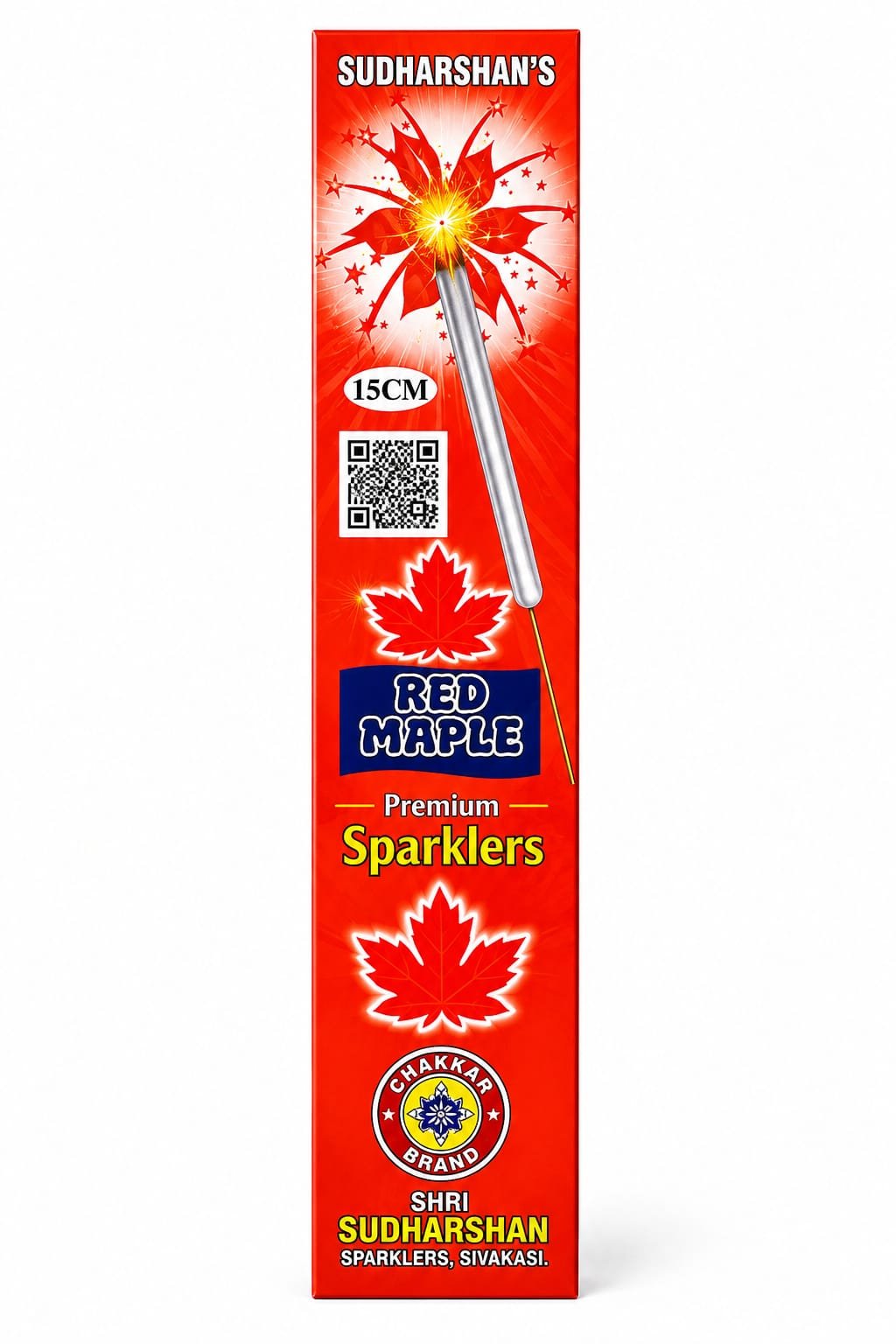 15 CM. RED SPARKLERS