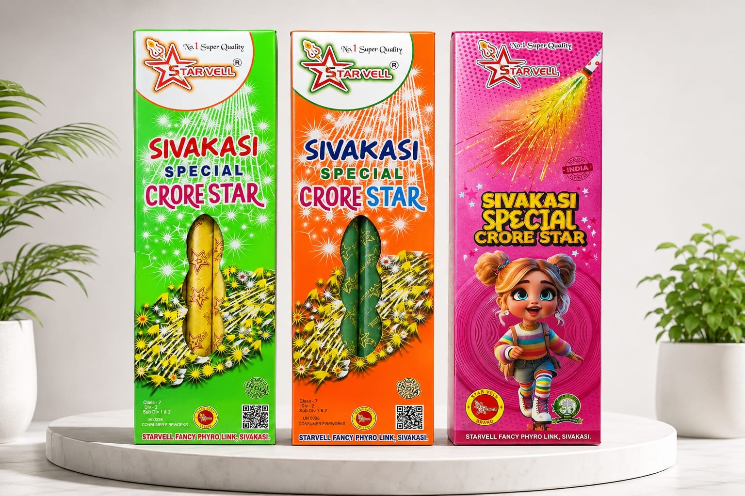 SIVAKASI SPECIAL CRACKLING PENCIL (2 Pcs)